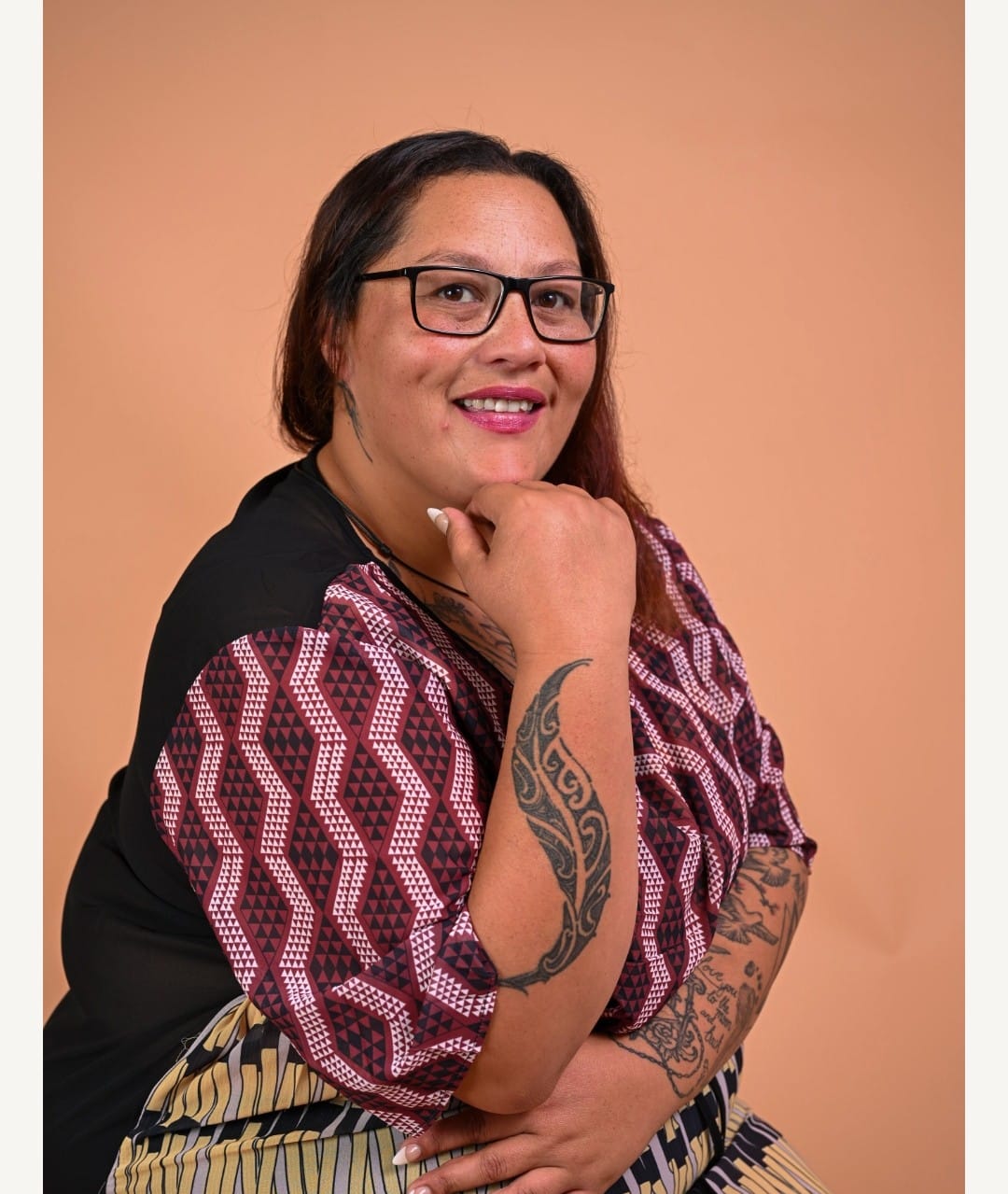 Customer photo review of Whero Waharua Kōpito Bodice Piupiu Dress
