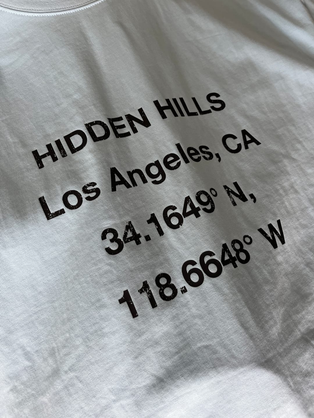 Customer photo review of VINTAGE LOGO LONGSLEEVE T-SHIRT LIGHT BLUE