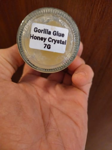 Customer photo review of Legendary Honey Crystal Gorilla Glue 3.5G (BOGO)
