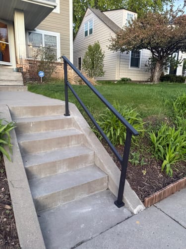 Customer photo review of Stair Handrail Kit
