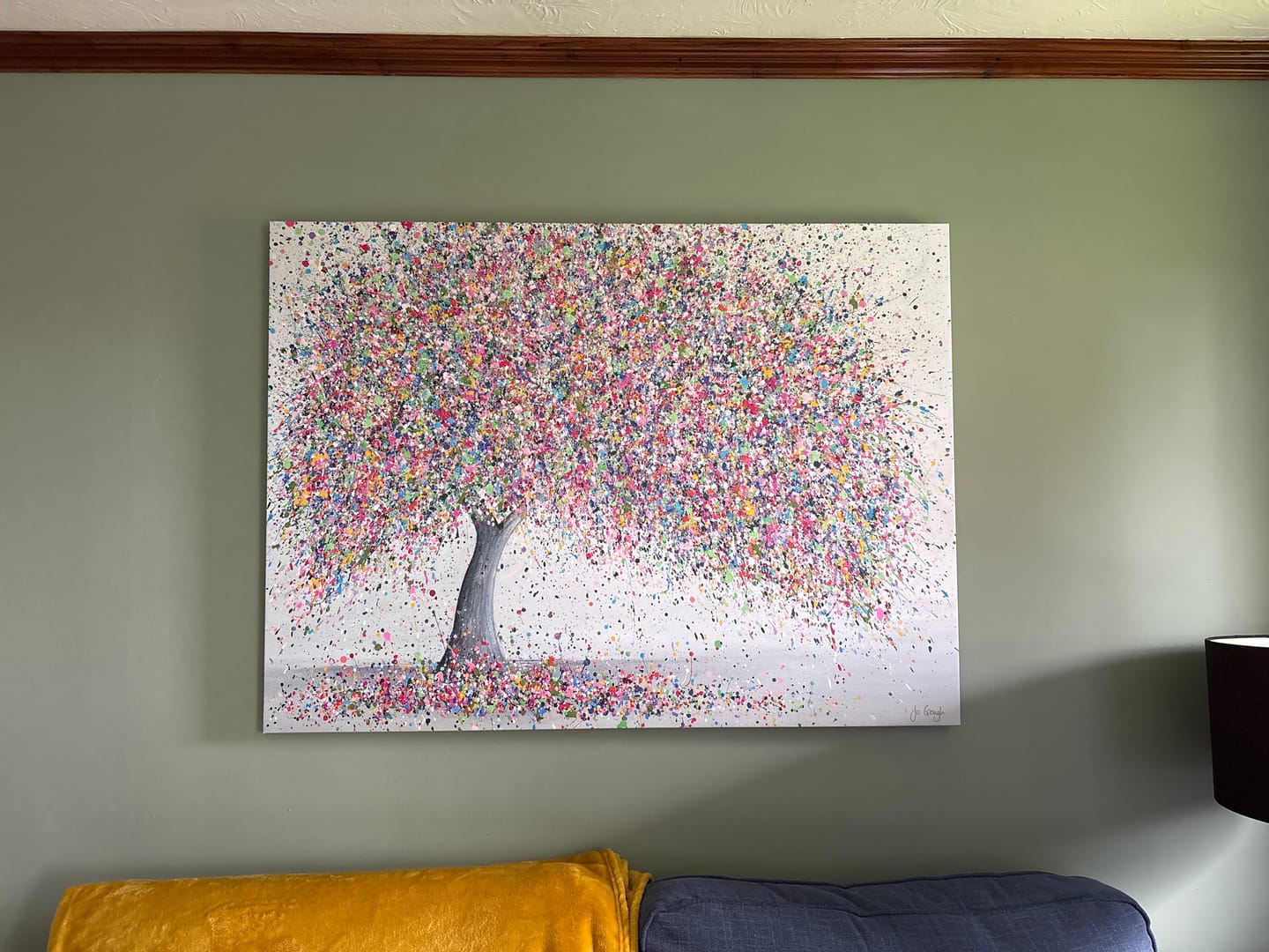 Customer photo review of Dreamy Love Canvas Print