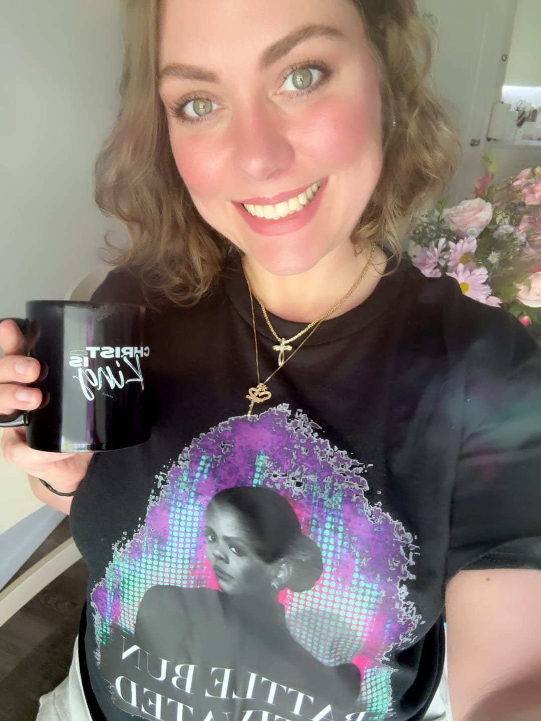 Customer photo review of Christ is King Mug