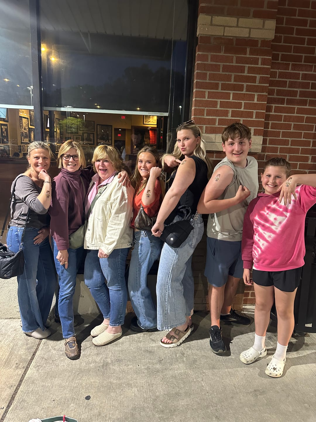 Customer photo review of Cheers to Years Birthday Banner