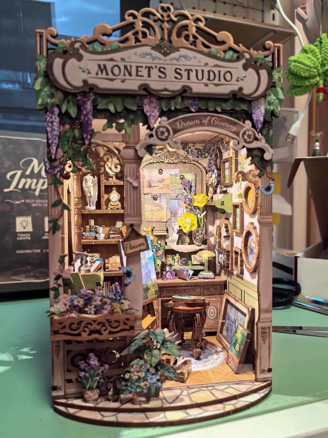 Customer photo review of Monet's Impression Book Nook