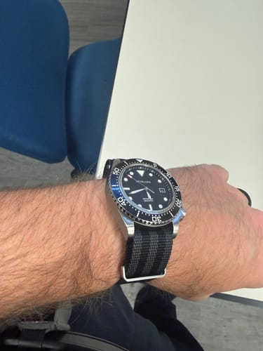 Customer photo review of 007 Bond Nylon Strap- Five Eye