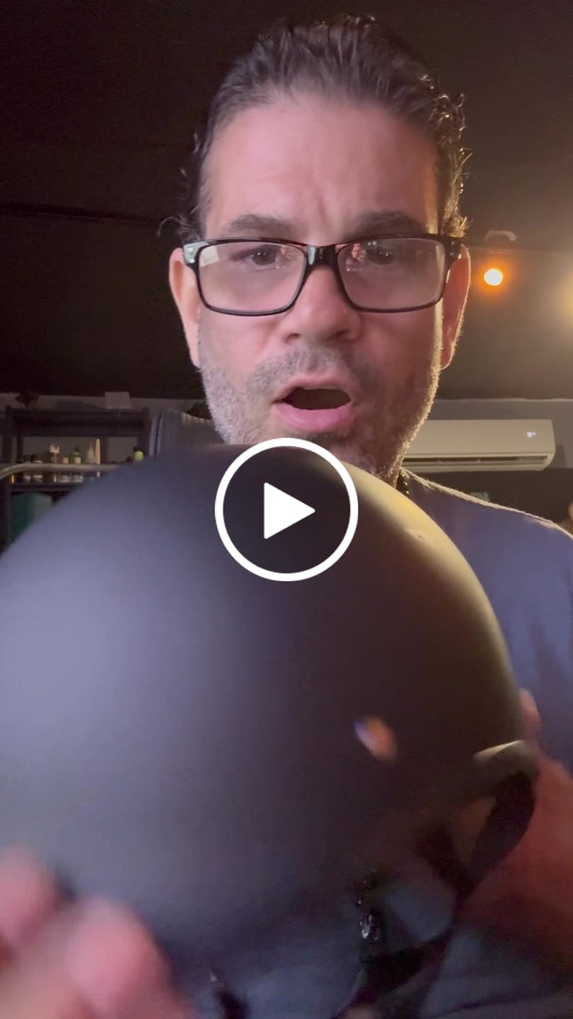 Customer video review of Low Profile Reversible DOT Polo Helmet / Matte Black