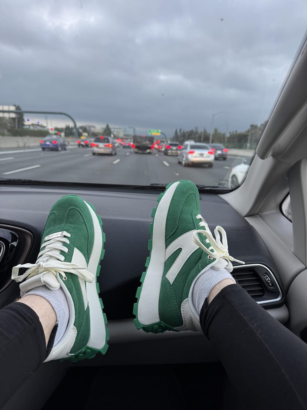 Customer photo review of Lucky Step Women’s 1.81" Platform Sneakers