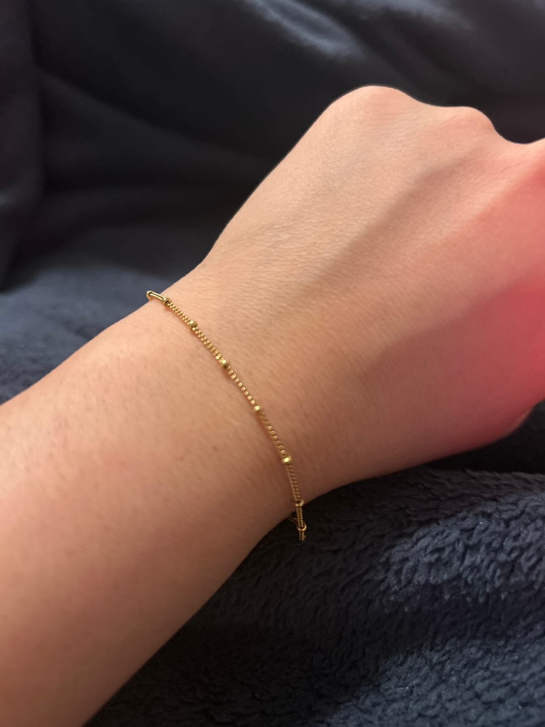 Customer photo review of Permanent Jewelry - Gold Filled/925
