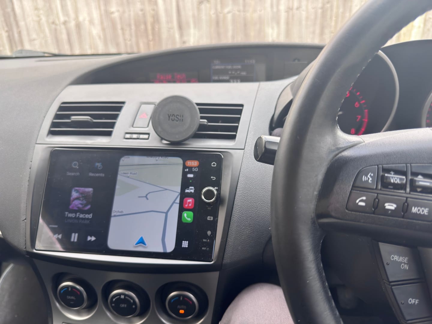Customer photo review of Mazda Series 3 2009-2013 — Premium 9” CarPlay & Android Auto Head Unit