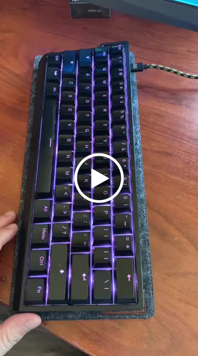 Customer video review of Wraith Klavye Matı