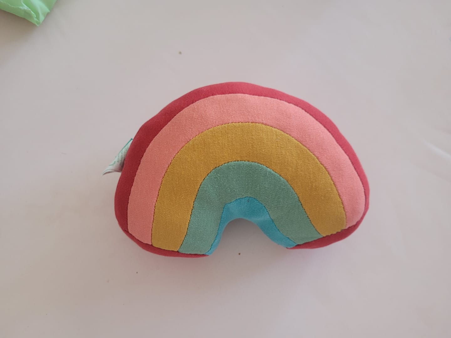 Customer photo review of Over the Rainbow Organic Soft Toy