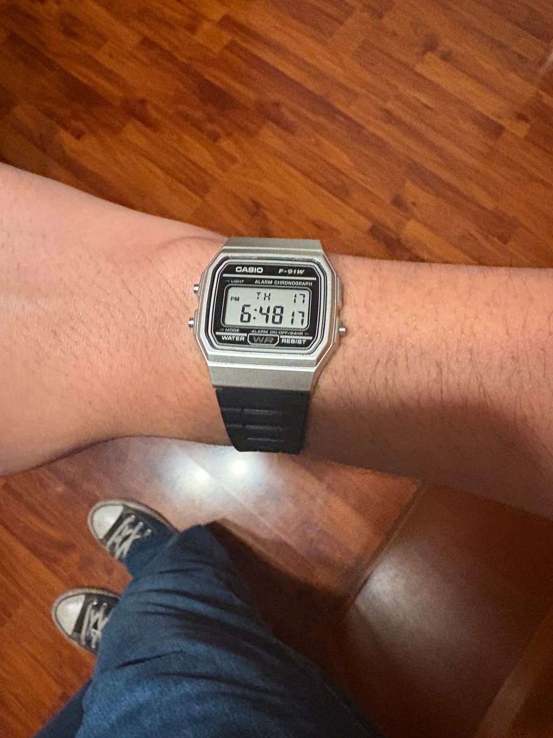 Customer photo review of Reloj Casio Vintage F-91WM-7A Plateado/Negro