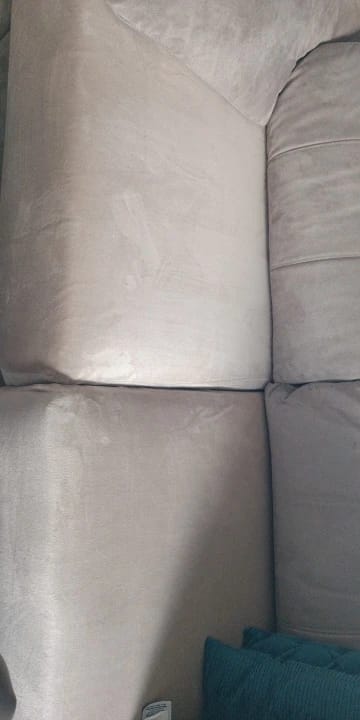 Customer photo review of Housse de Coussin Extérieur Extensible - Velours Assise & Dossier