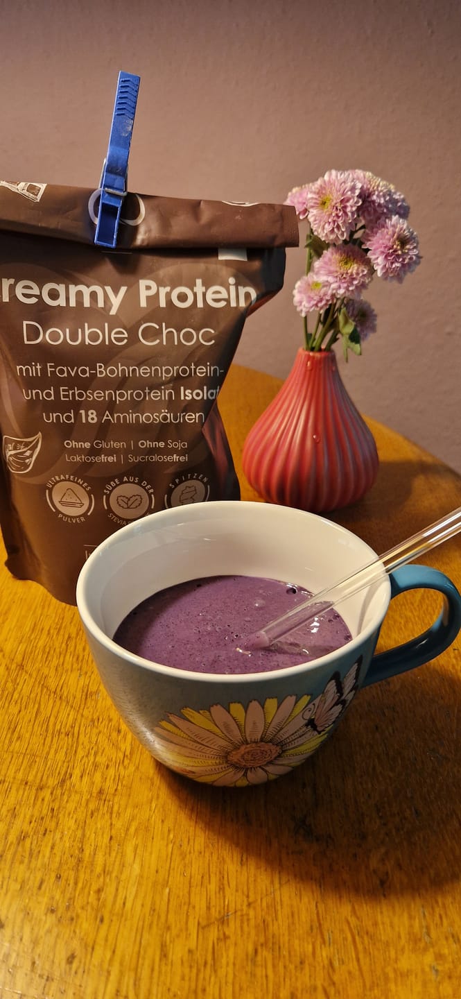 Customer photo review of Creamy Protein Double Choc