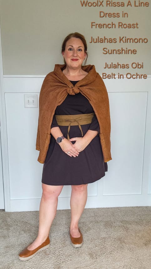 Customer photo review of NEW! Wool Obi Wrap Belt
