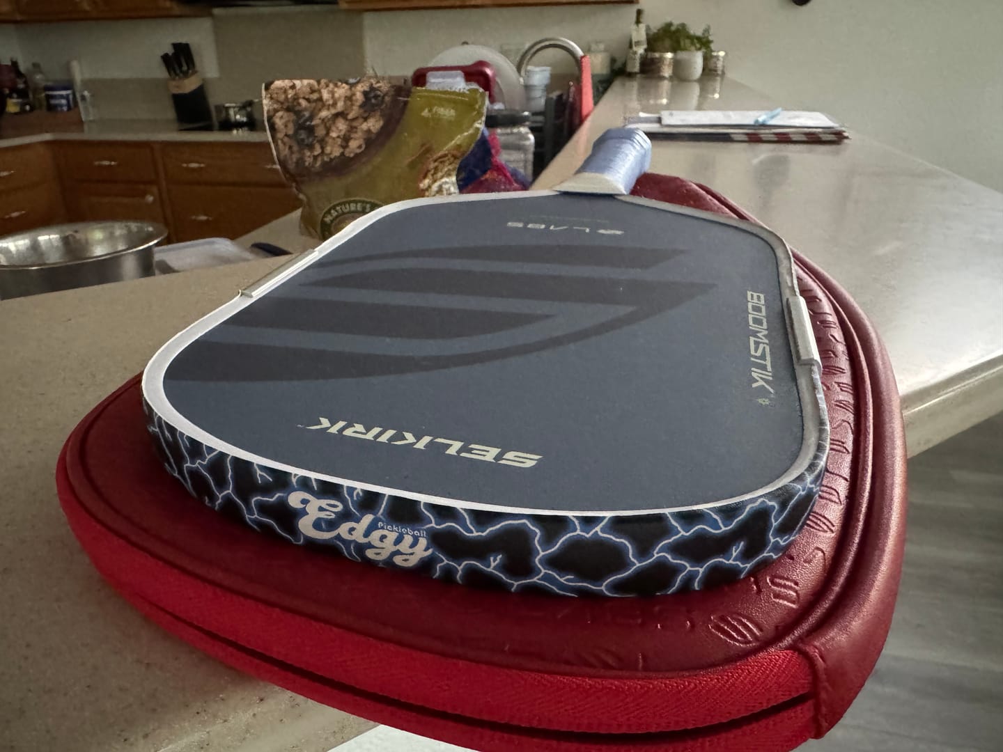 Customer photo review of Graffiti 2.0 Edge Tape (3 pack) - Pickleball Paddle Edge Tape