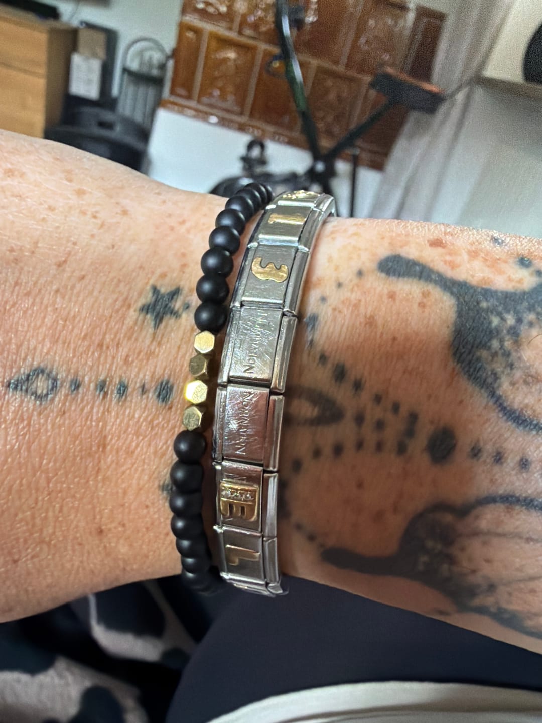 Customer photo review of Obsidian Anti-Negativität Set