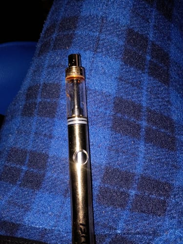 Customer photo review of Disposable Vape Pen 3.5 Grams Infused with Live Resin THC Blend - Runtz Hybrid