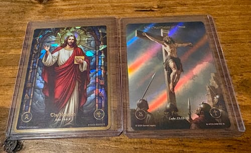 Customer photo review of The Resurrection of Jesus – Stained Glass Promo (P107)