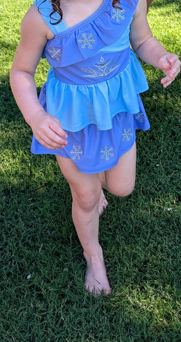 Customer photo review of Ice Queen Two-Piece Swimsuit