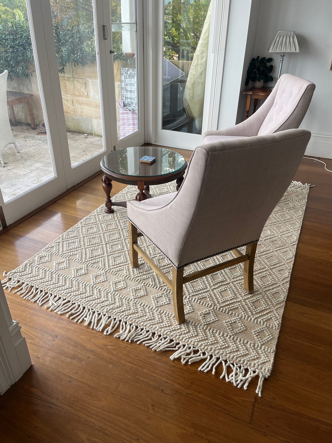 Customer photo review of Perla Ada Mustard Rug