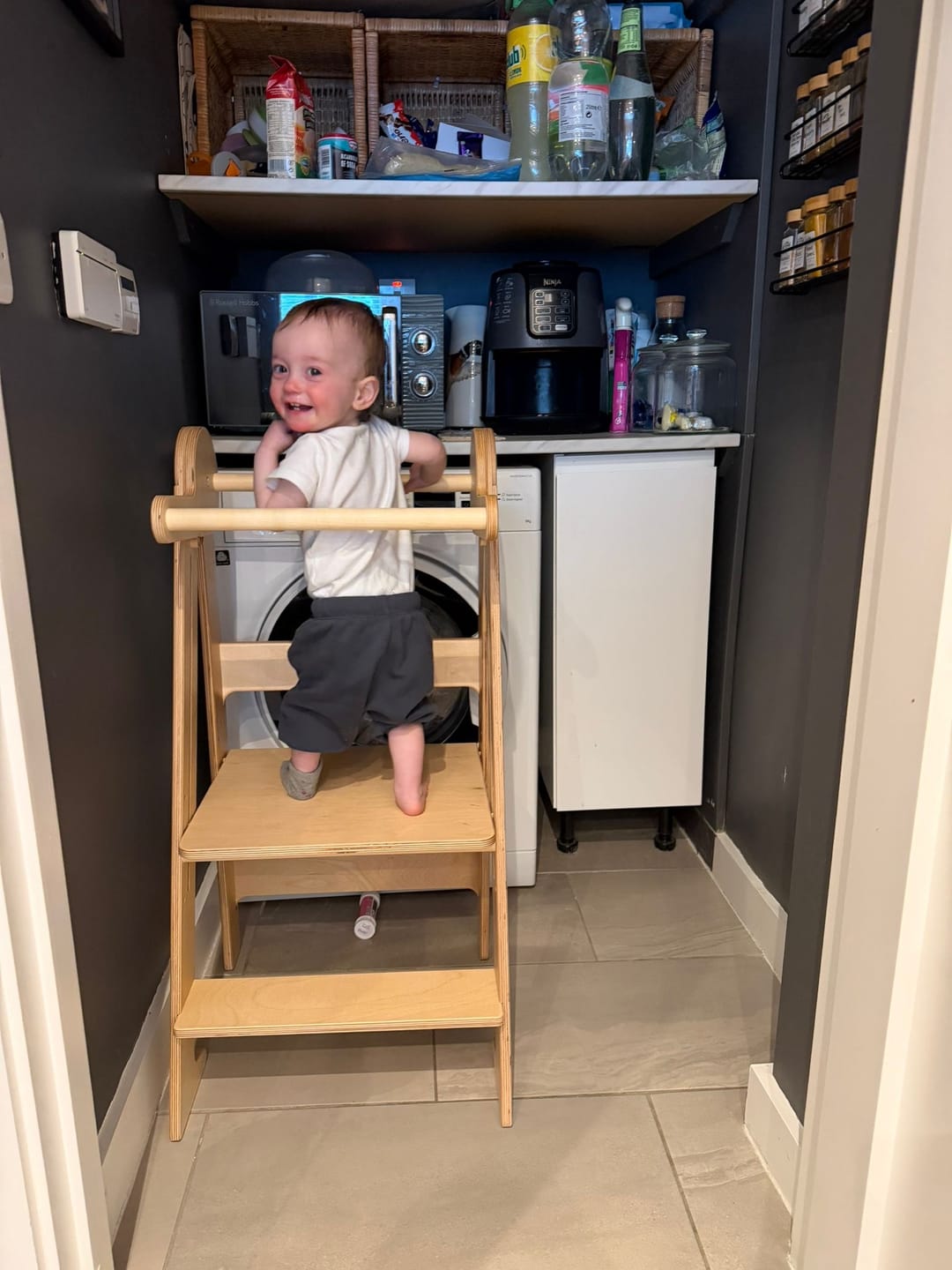 Customer photo review of Foldable Learning Tower