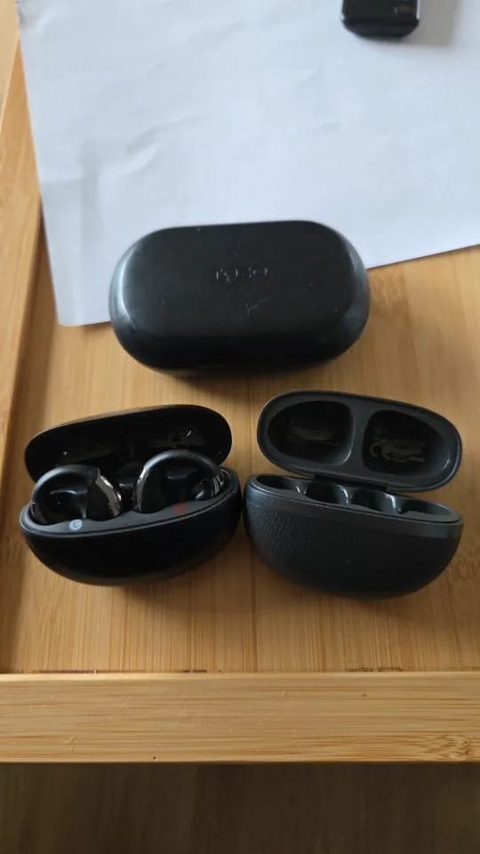 Customer photo review of Crossky C50 Open Ear Clip Earbuds 35H Bluetooth Sports IPX5