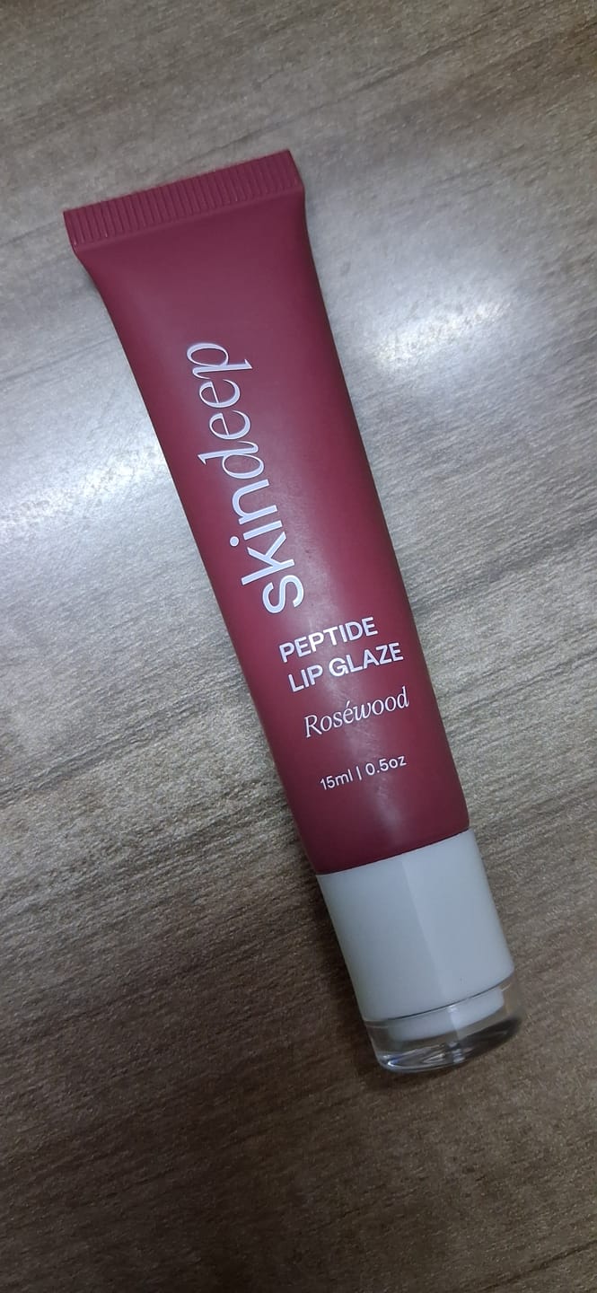 Customer photo review of » Peptide Lip Glaze (100% off)