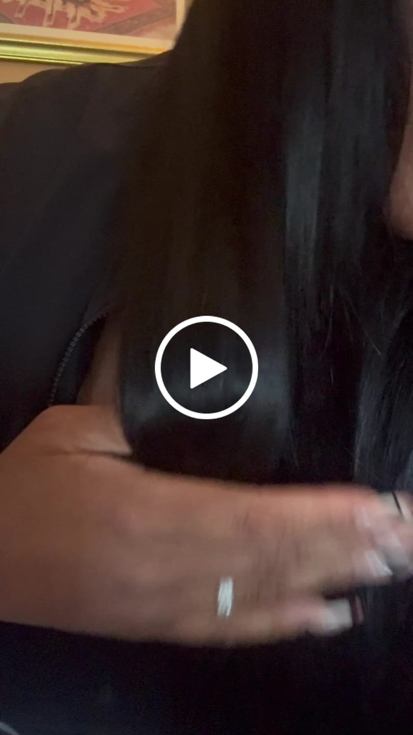 Customer video review of Raw Indian Straight Hair