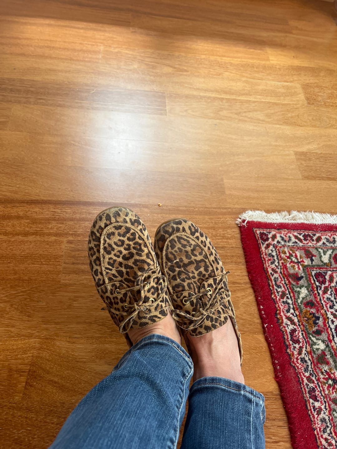 Customer photo review of Colette – Léo cuir velours