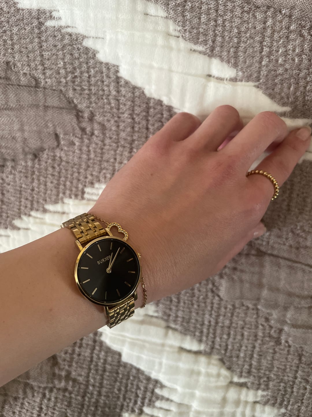 Customer photo review of Ruby Petite Gold Black