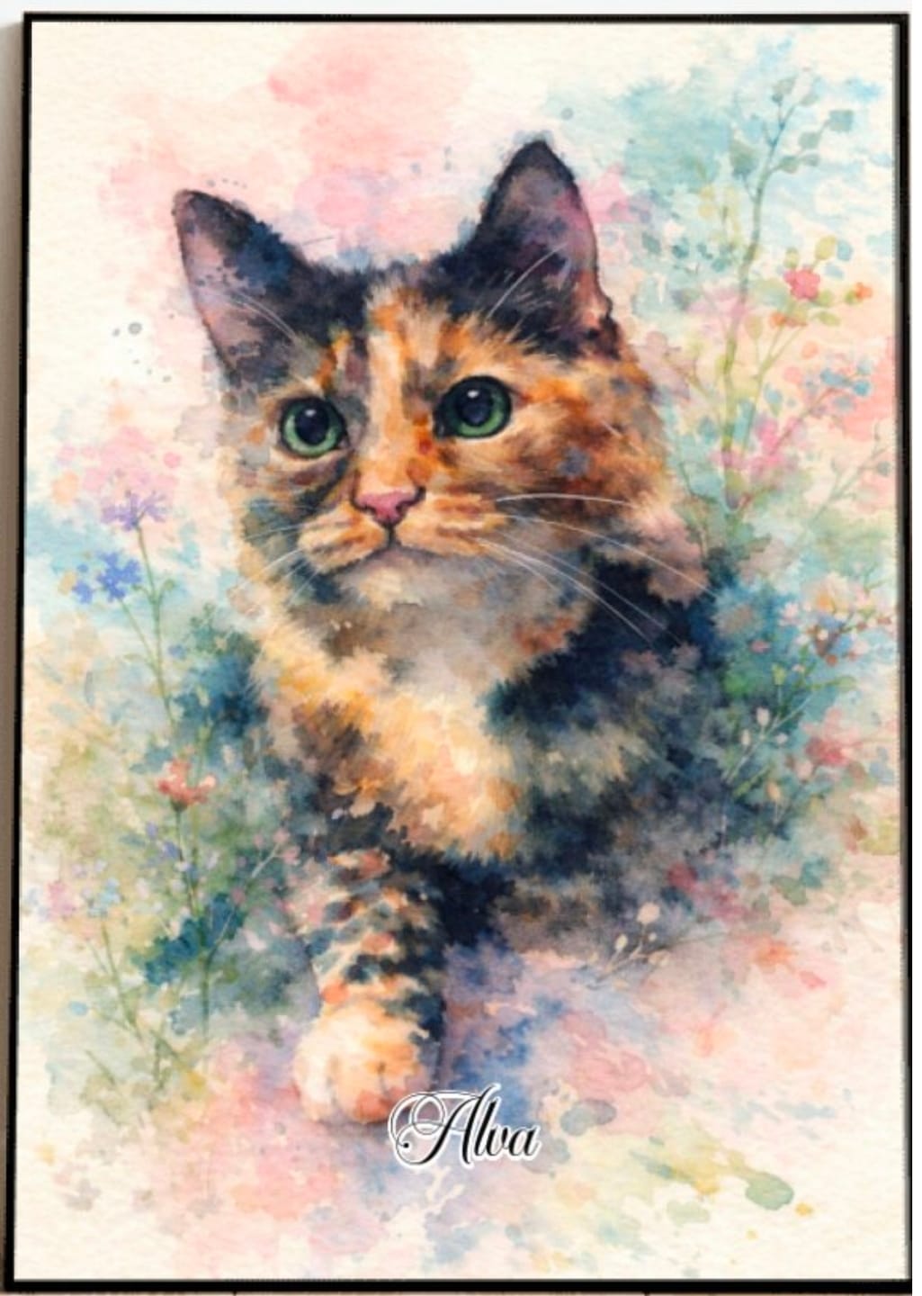 Customer photo review of Personalisiertes Poster - Aquarell