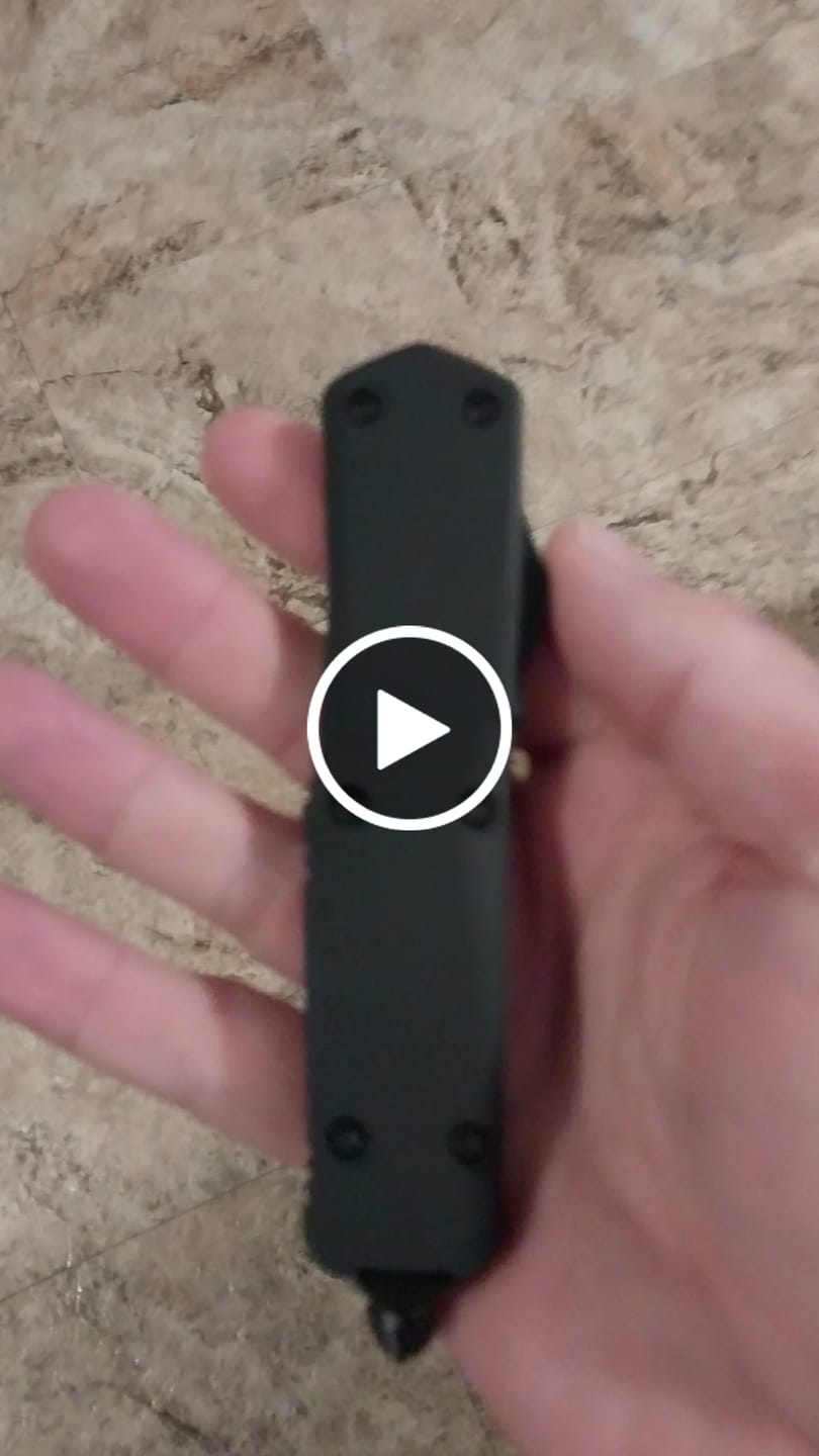 Customer video review of Black Ghost OTF Knife (Multiple Blade Styles Available)
