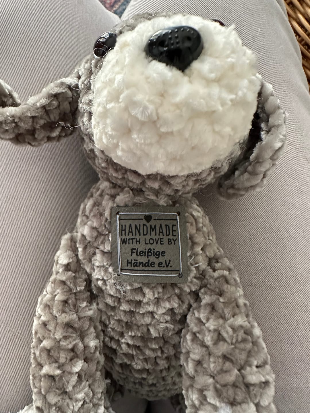 Customer photo review of Kunstleder Labels personalisiert mit Name oder Logo