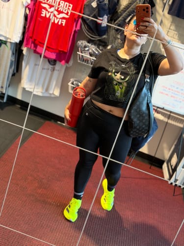 Customer photo review of [Limited Edition] 'Cartoons: Powerpuff Girls Buttercup' Wo's Crop Top