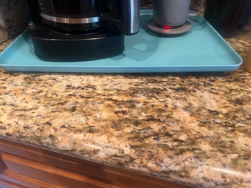 Customer photo review of Large Serving Tray - Lagoon