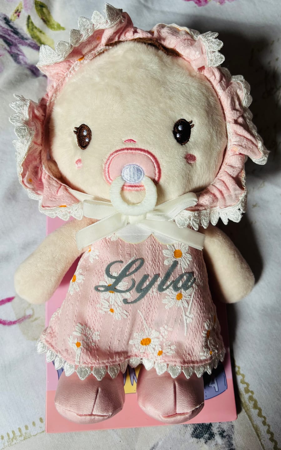 Customer photo review of Personalized Daisy Baby Girl