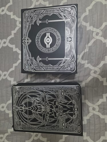 Customer photo review of The Darkest Magician 9-Pocket Trading Card Binder