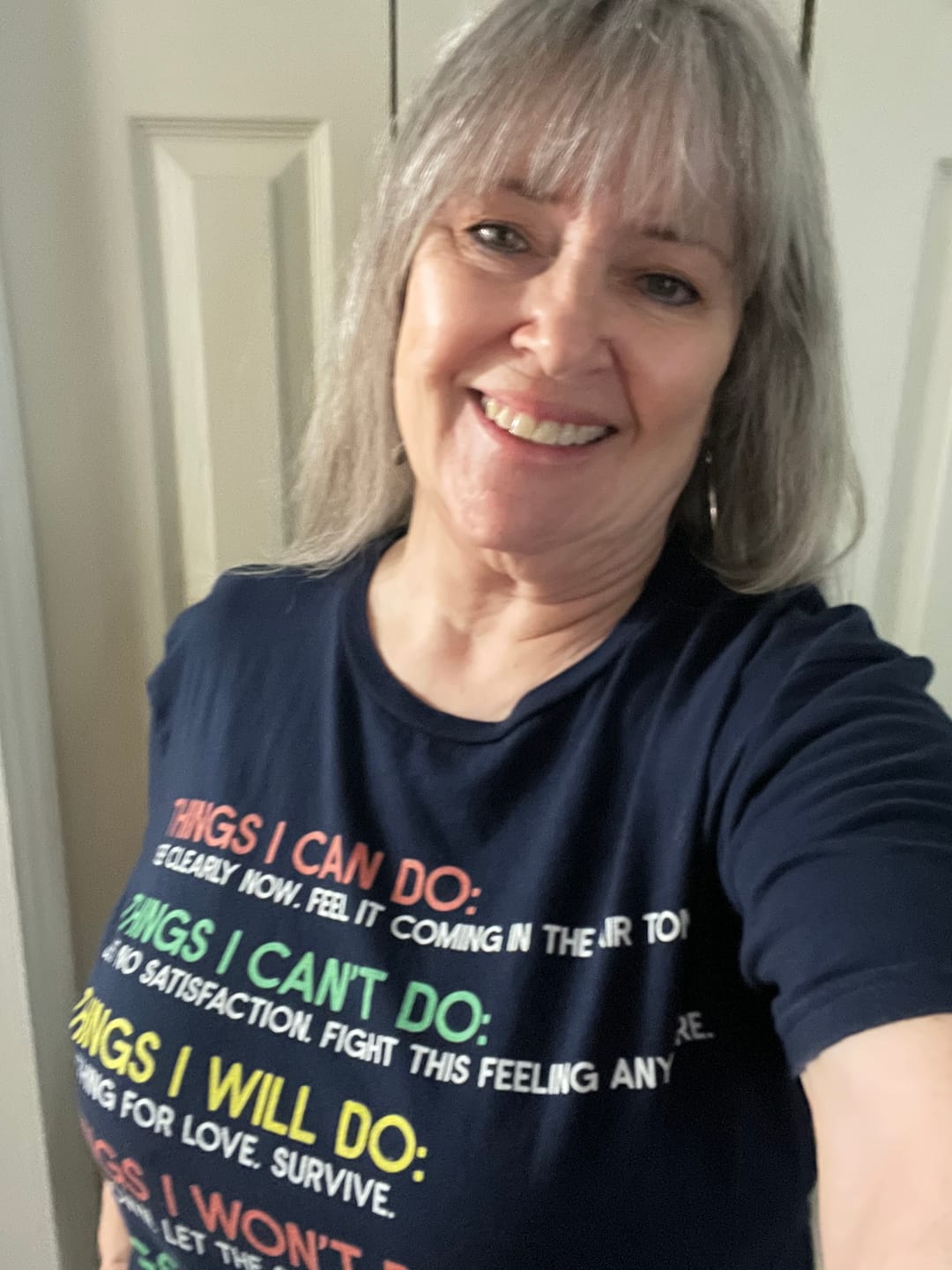 Customer photo review of Things We Did T-Shirt