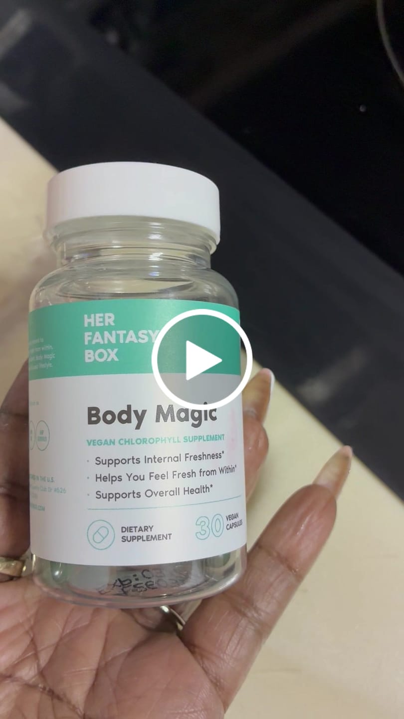 Customer video review of Body Magic Chlorophyll Pill - For Body Odor, Detox & Skin