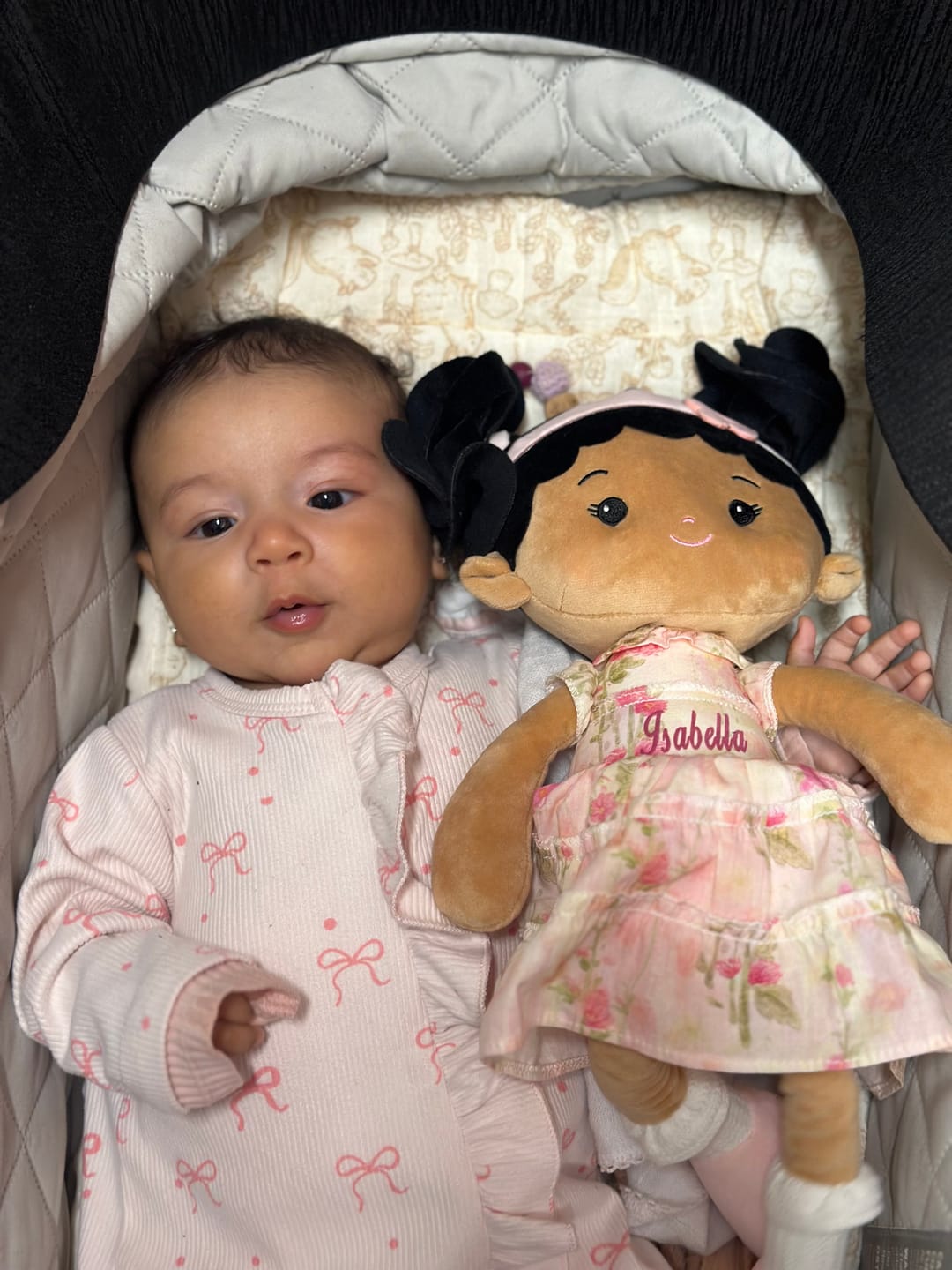 Customer photo review of Leyadoll Soft Plush Personalized Leya Doll, My First Baby Doll