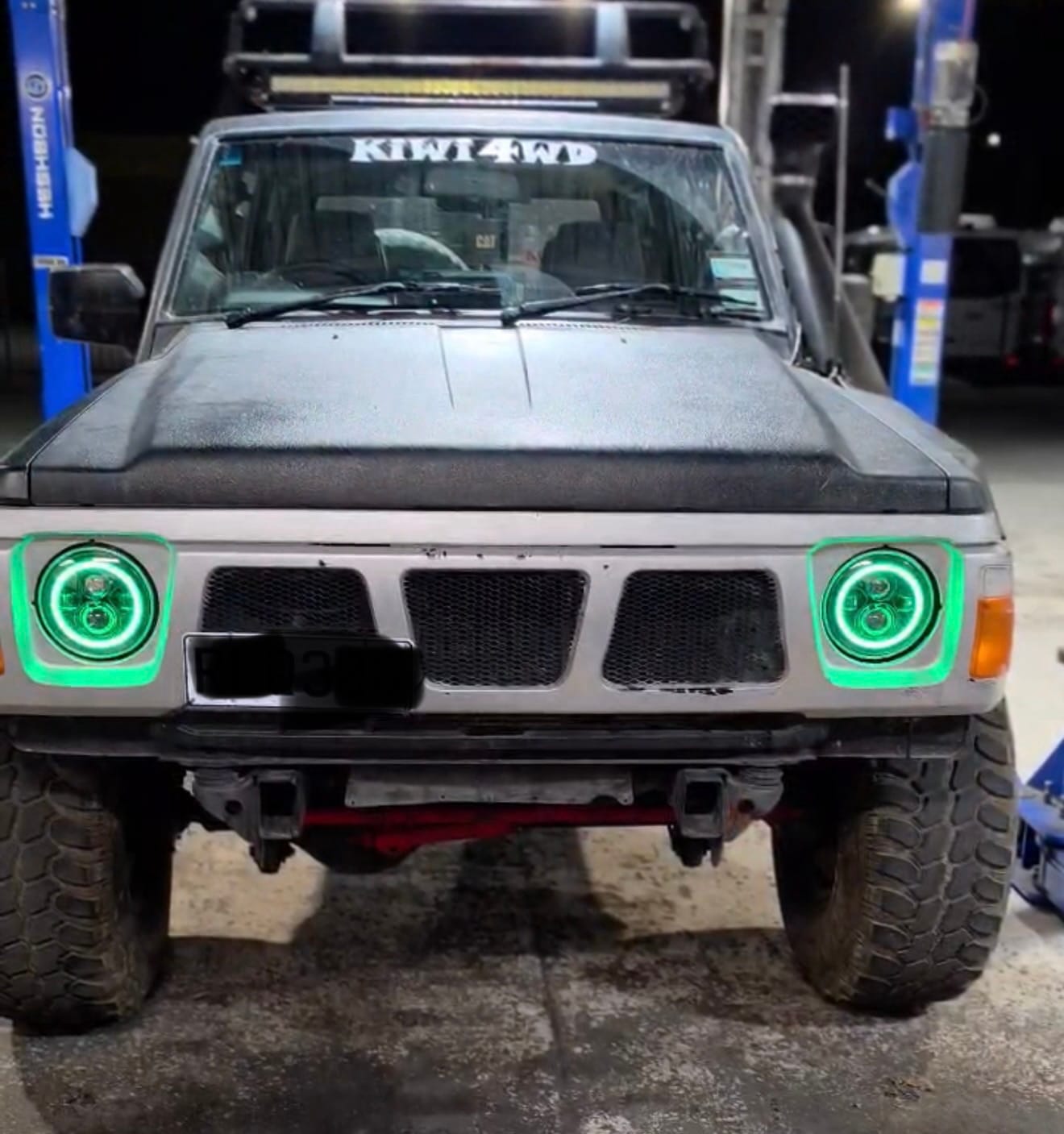 Customer photo review of 7" 'Halo' LED Colour Chasing Headlights