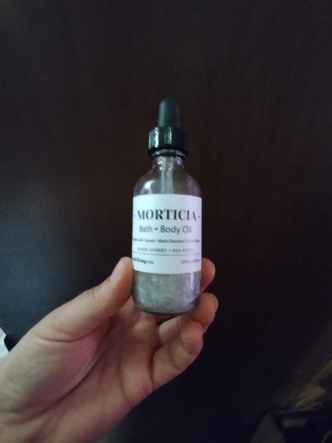 Customer photo review of MORTICIA Bath & Body Oil