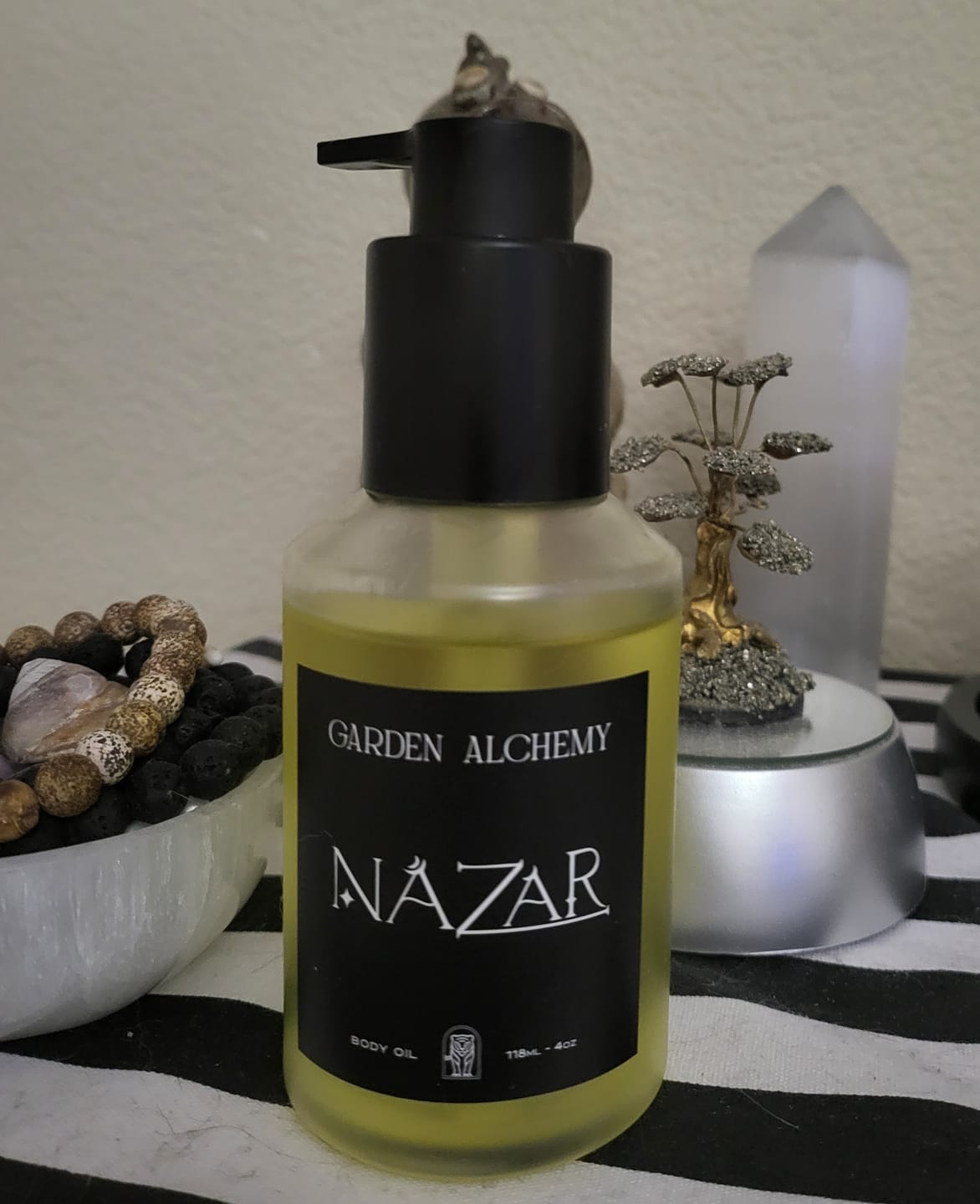 Customer photo review of NAZAR BODY OIL