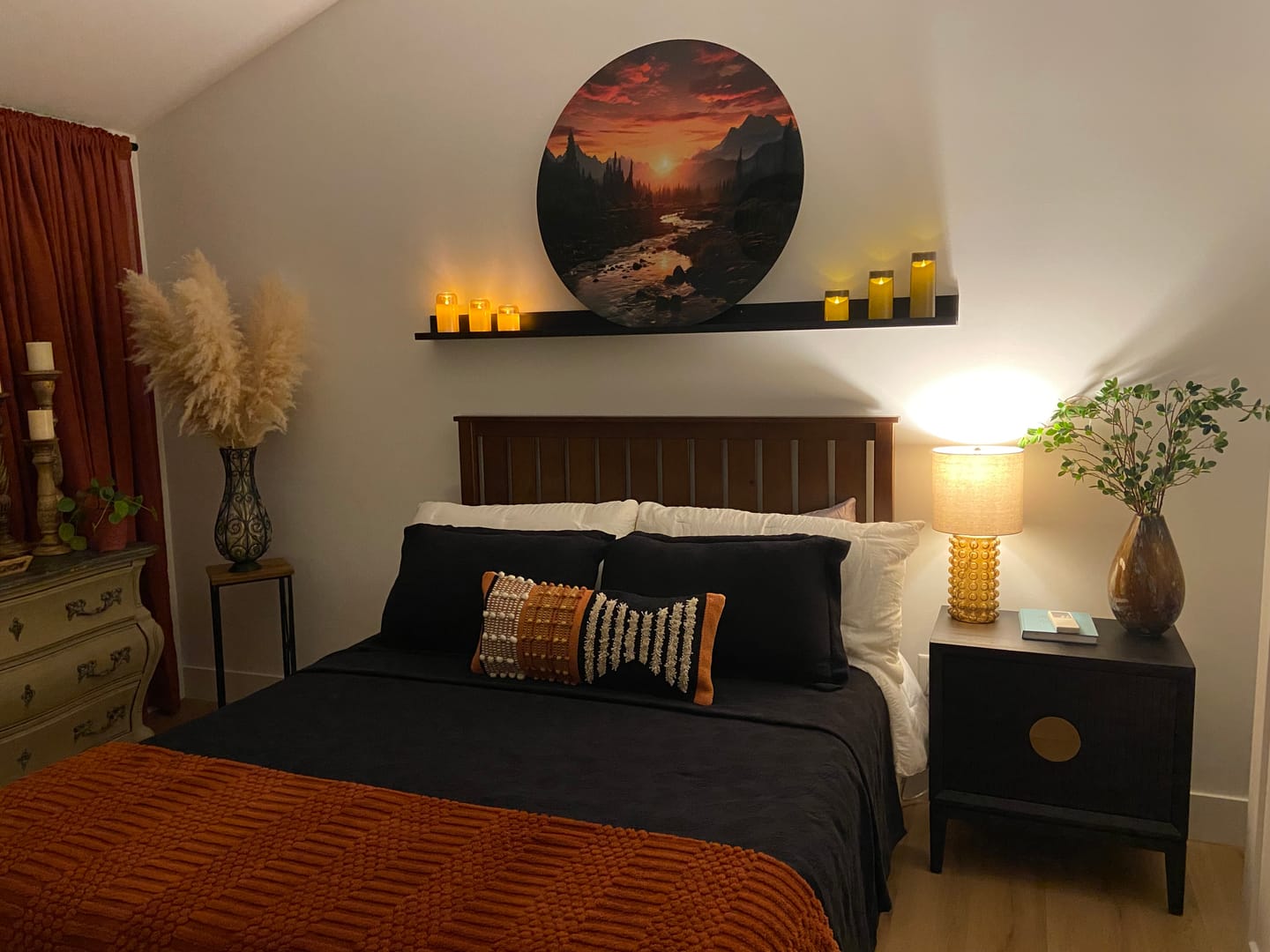 Customer photo review of Cotton Lumbar Rectangular Pillow Cover
