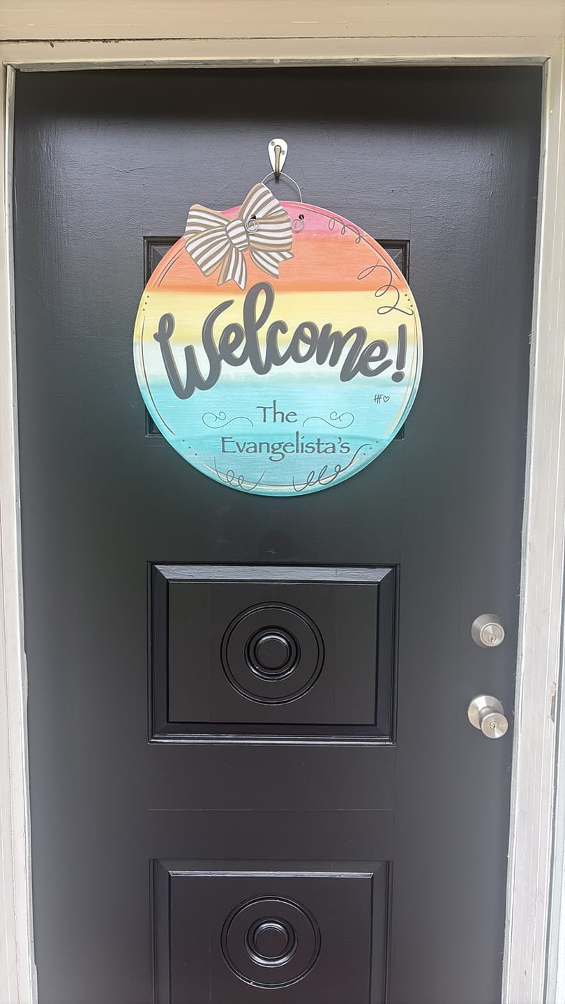 Customer photo review of Custom Door Hanger