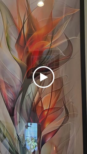 Customer video review of FIERY BLOOMS