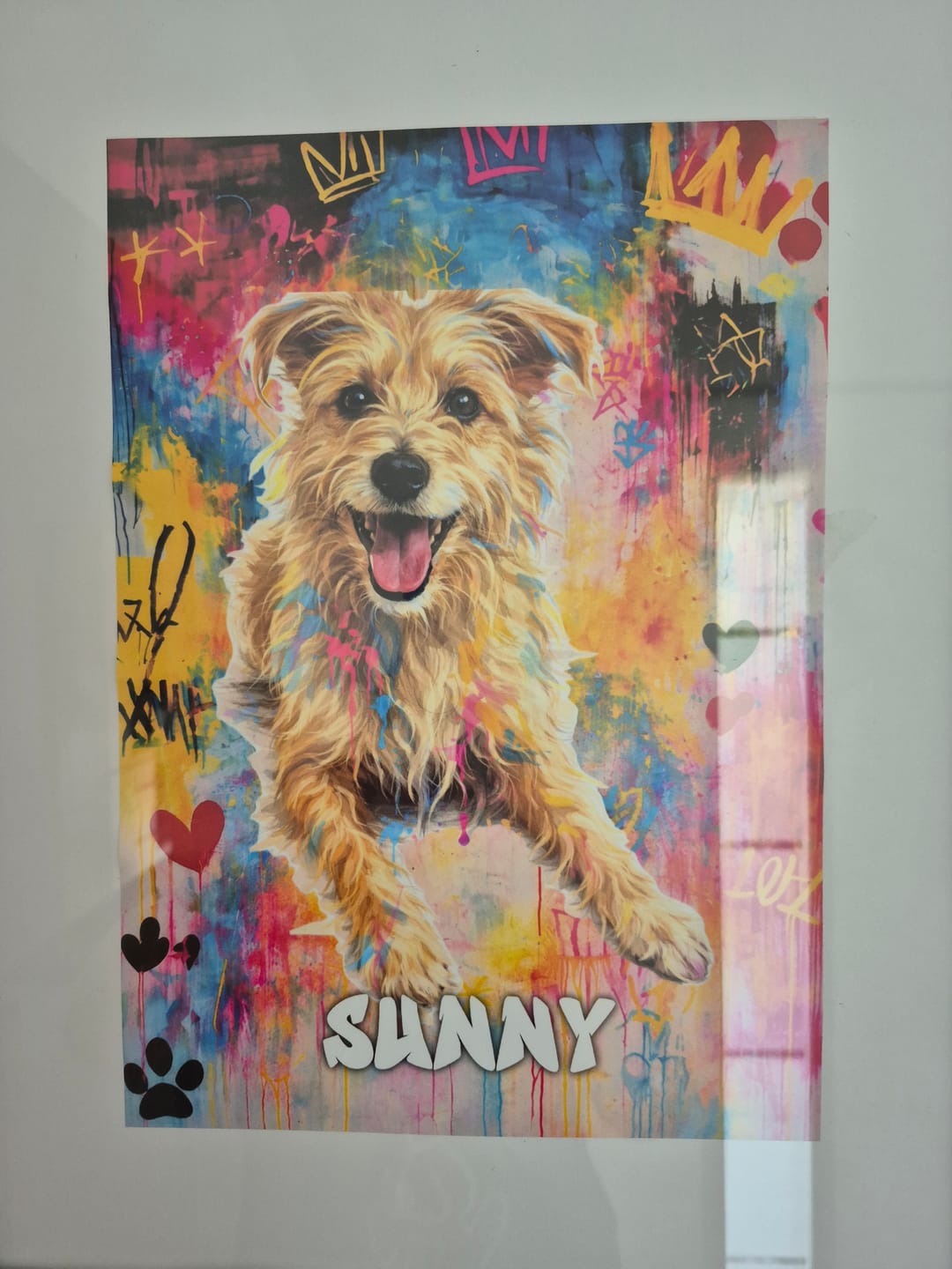Customer photo review of Personalisiertes Poster - Graffiti