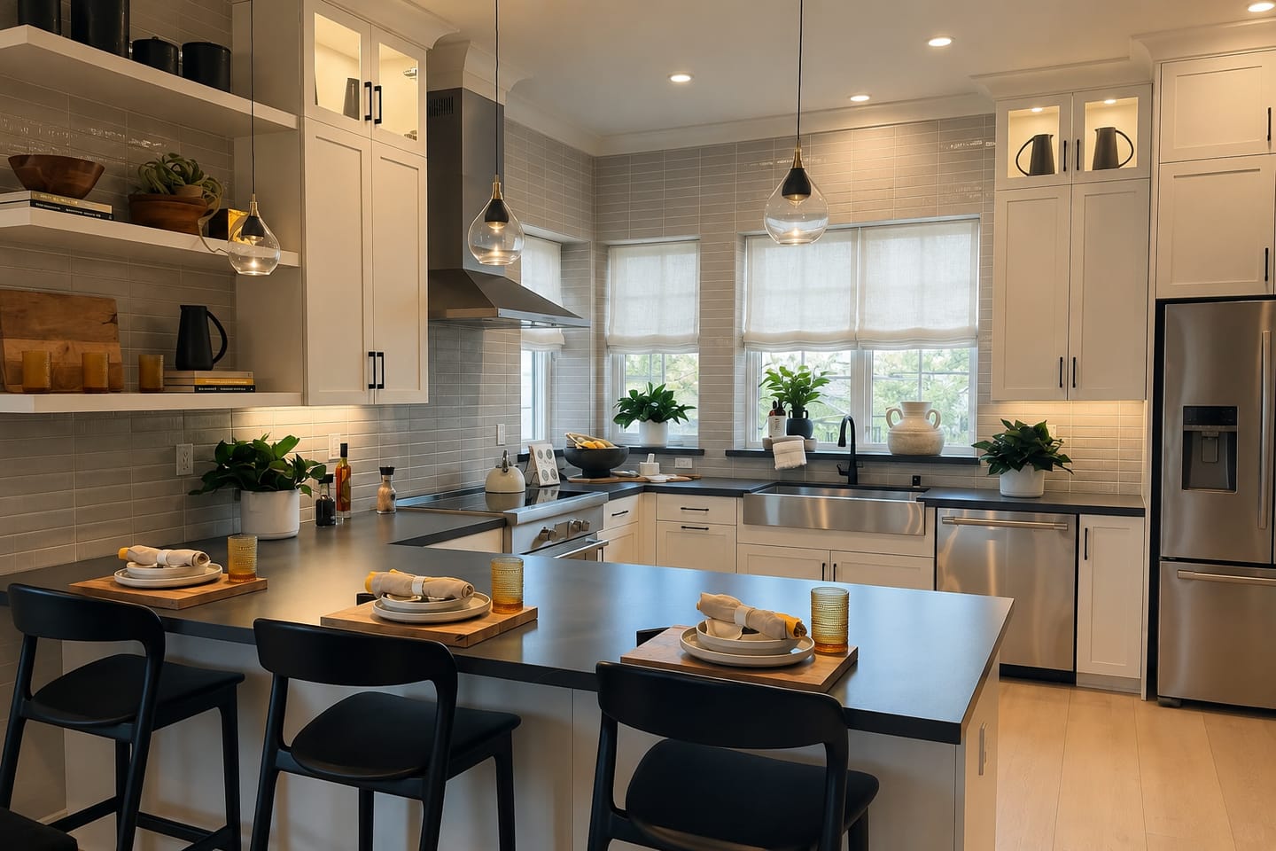 Customer photo review of Lucy Custom Roman Shades