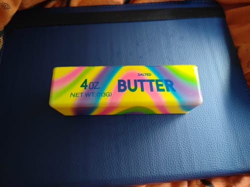 Customer photo review of Slow Rising Rainbow Butter Stick Squishy 14cm